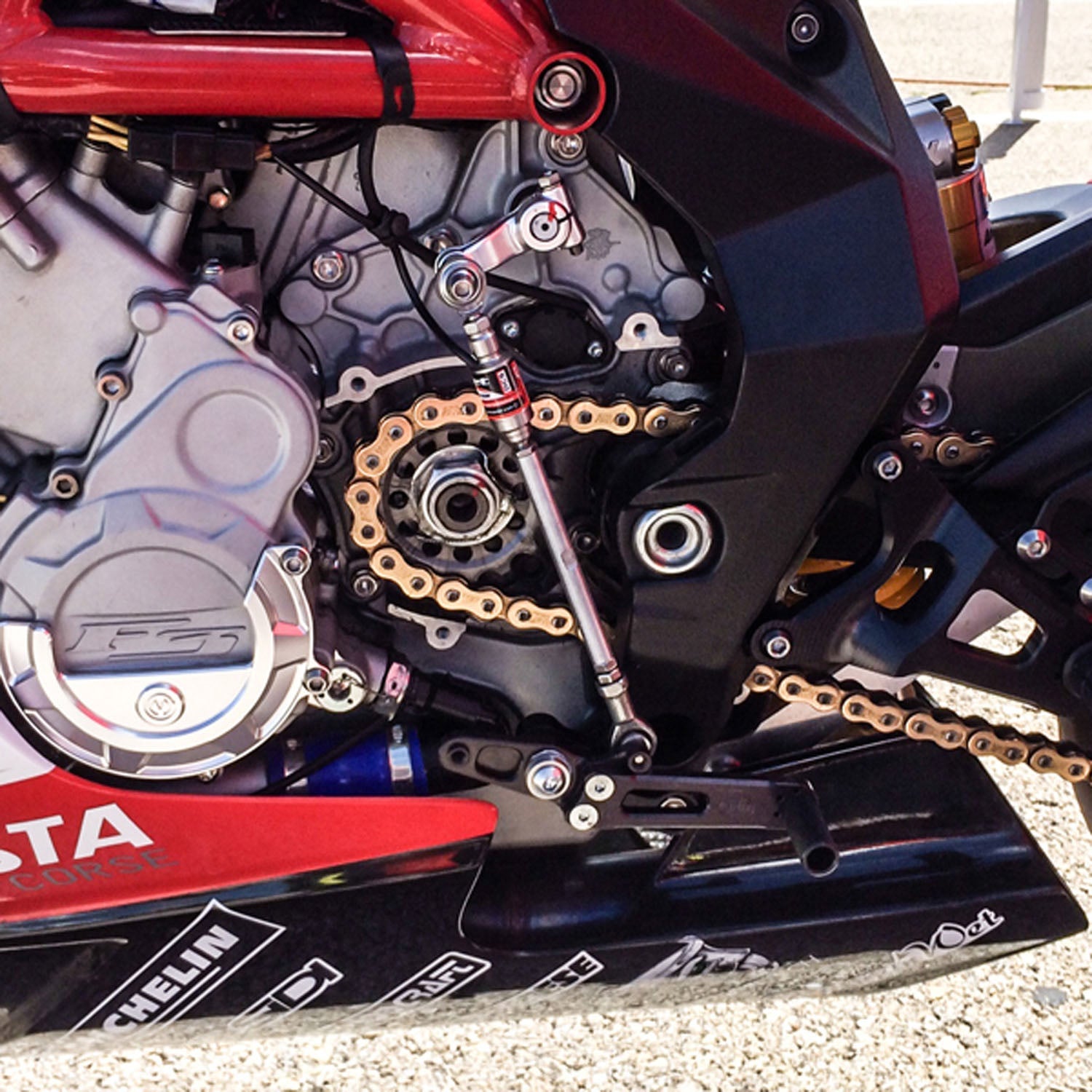 Woodcraft MV Agusta F3/Brutale 675/800RR GP/STD Adjustable Rearset Kit w/Shift pedal
