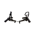 Woodcraft 2005-06 Suzuki GSX-R1000 Complete Black Rearset