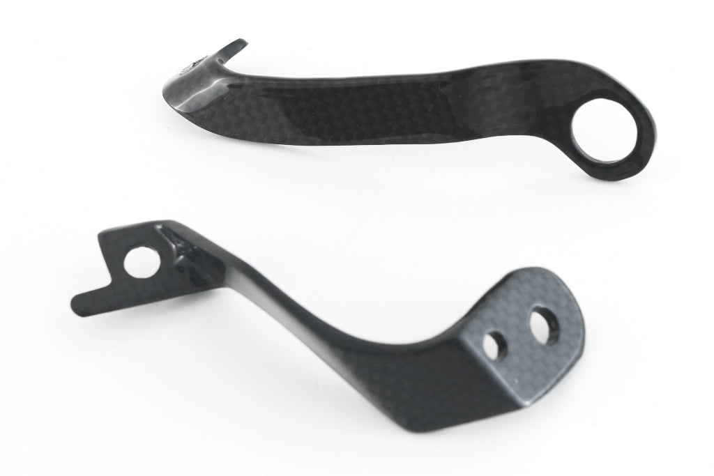 Fullsix Carbon Brake and Clutch Reservoir Mounts - Set - Ducati Panigale V4
