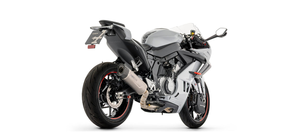 Arrow Full System Racing with Indy Race EVO Titanium Slip Ons - CFMoto 675NK/675SS