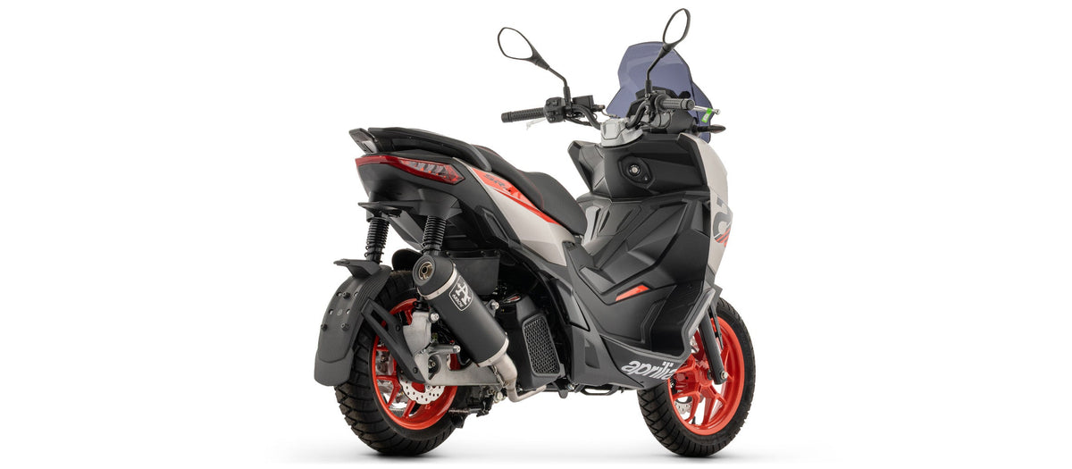 Arrow Racing Full System with Urban Aluminium "Dark" Slip On with "Dark"steel End Cap