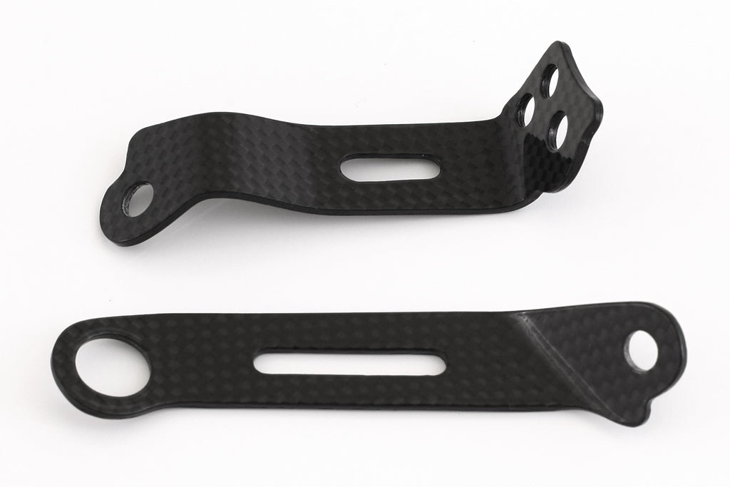 Fullsix Carbon Brake and Clutch Reservoir Mounts - Set - Ducati 848/1098