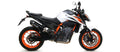 Arrow Race-Tech Aluminium "Dark" Slip On with Carbon End Cap - KTM 790 Duke/890 Duke R