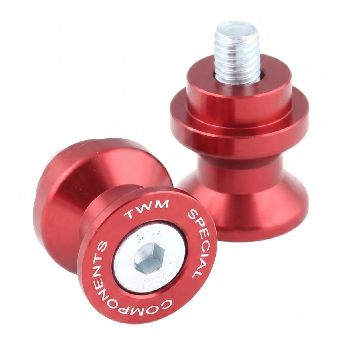 TWM CNC Aluminum Billet Swing Arm Rear Stand Spools