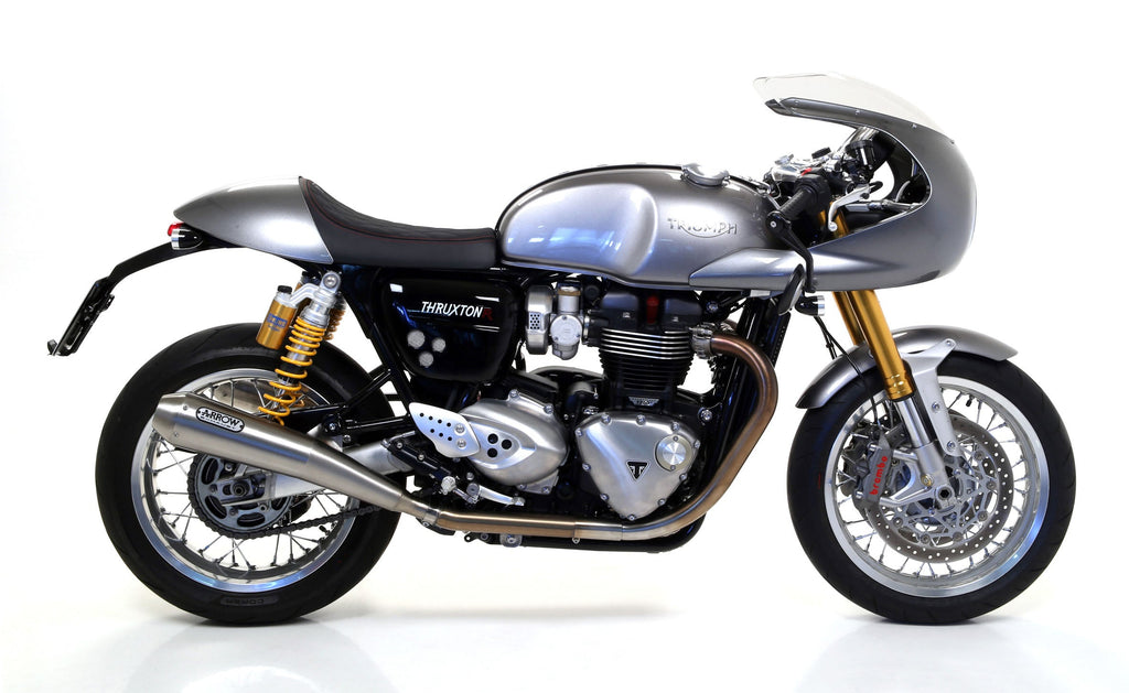 Arrow Nichrom Pro-Racing Slip Ons (Right & Left) - Triumph Thruxton RS/Thruxton TFC