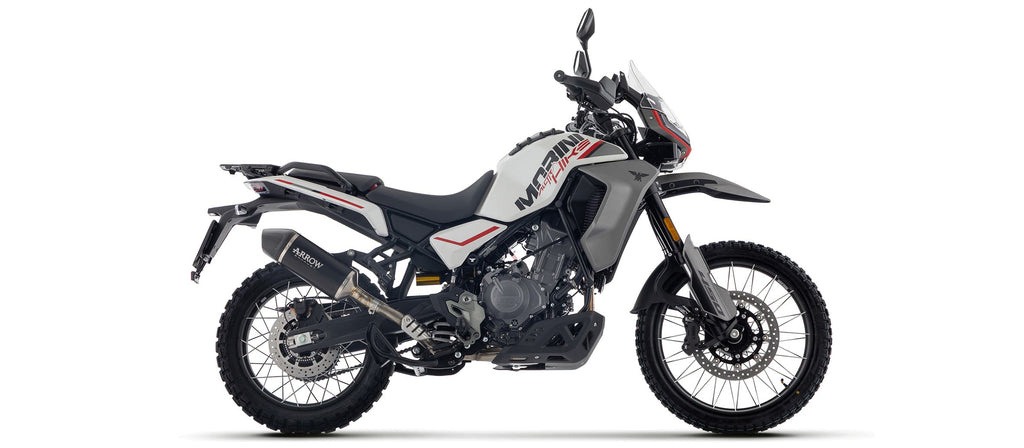 Arrow Indy Race Aluminium "Dark" Slip On with Carbon End Cap