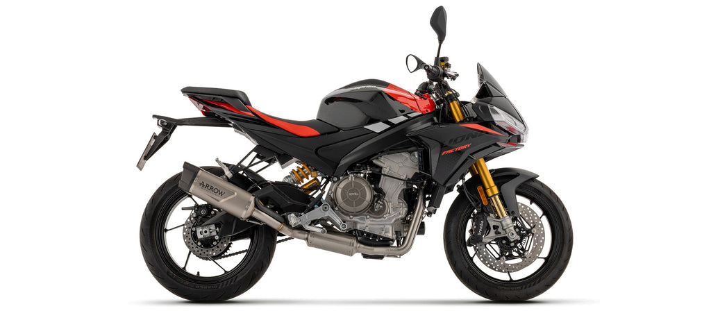 Arrow Full System with Indy Raceevo Titanium Slip Ons - Aprilia RS 660/Tuono 660
