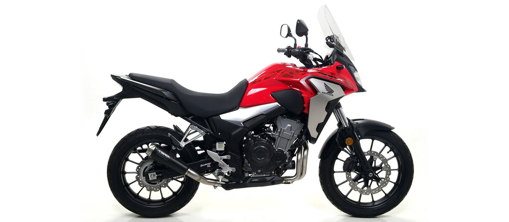 Arrow Pro-Race Nichrom "Dark" Slip On - Honda CB500X/CB500X ABS