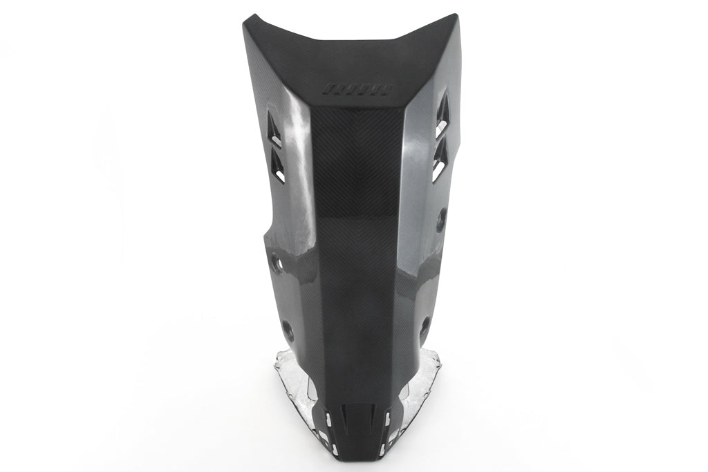 Fullsix Carbon Belly Pan Race - After Market Exhaust Without CAT - Yamaha YZF-R1/R1M