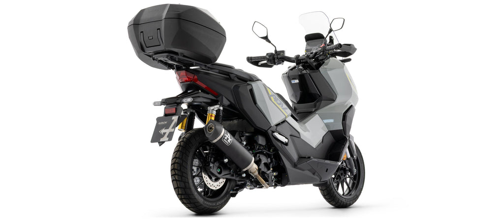 Arrow Racing Full System with Urban Aluminium "Dark" Slip On with Carbon End Cap