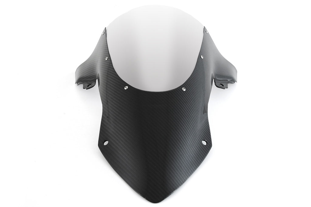 Fullsix Carbon Carbon Windscreen - Light Dark - BMW S1000R/M1000RR