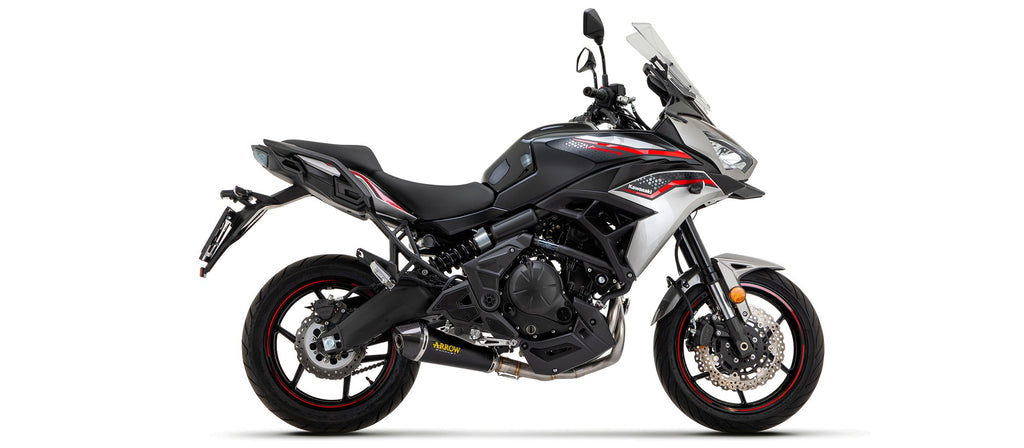 Arrow X-Kone "Dark" Slip On - Kawasaki Z650/Versys 650