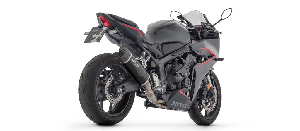 Arrow Full System Racing with Indy Race EVO Aluminium "Dark" Slip Ons - Honda CB650R ABS/CBR650R ABS