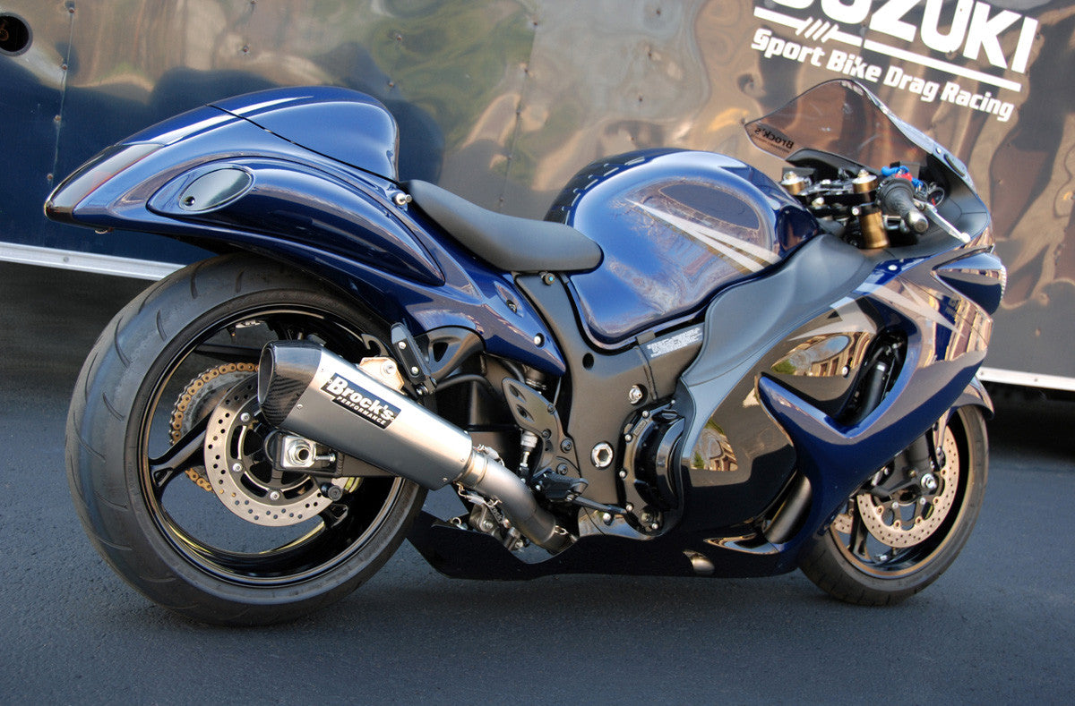 Brock's Performance CT Single Full System w/ 16" Muffler Suzuki Hayabusa (08-20)