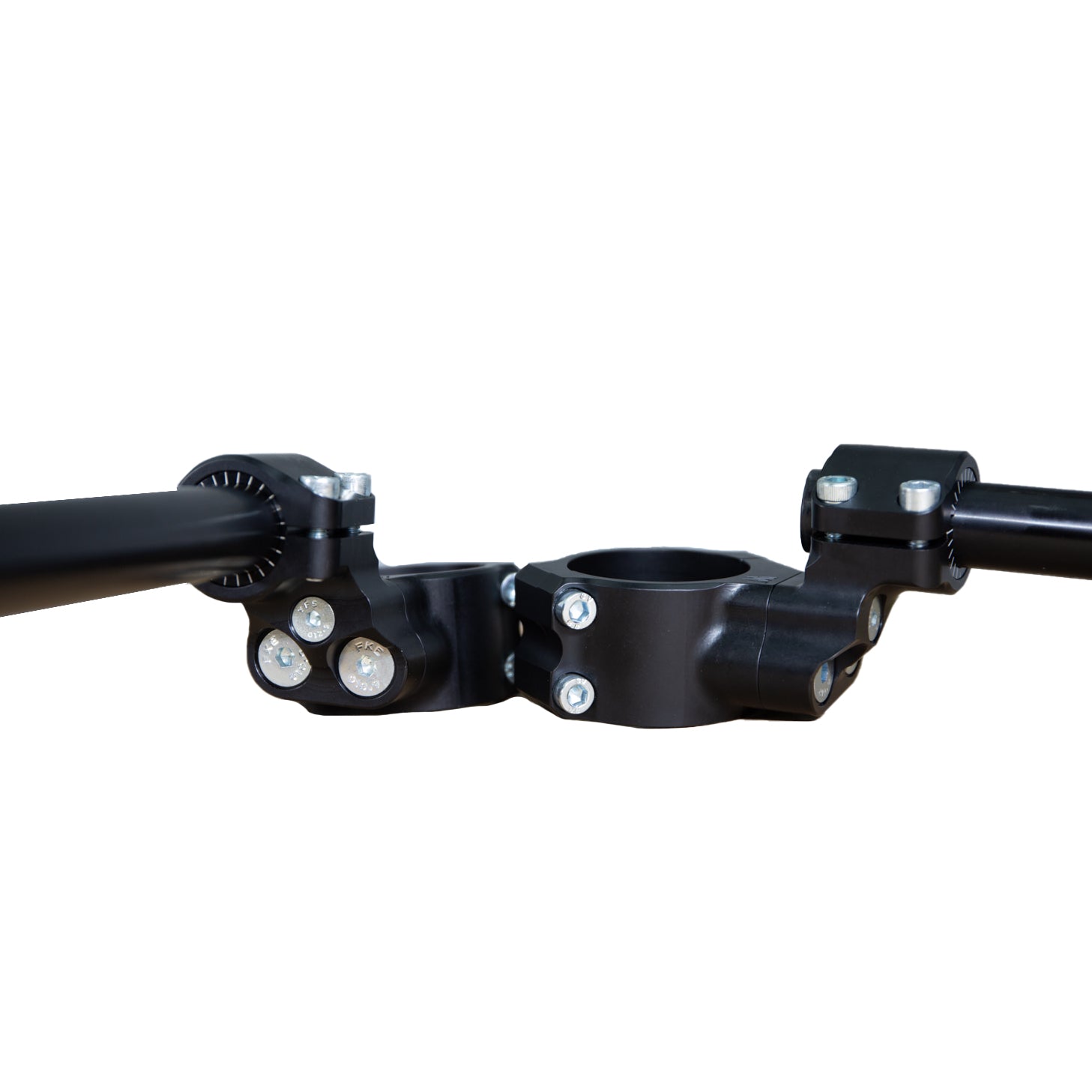 Woodcraft 2015-18 Yamaha R3 Side Mount 35mm Rise Adjustable Angle Clipon Risers w/ 11in Bars