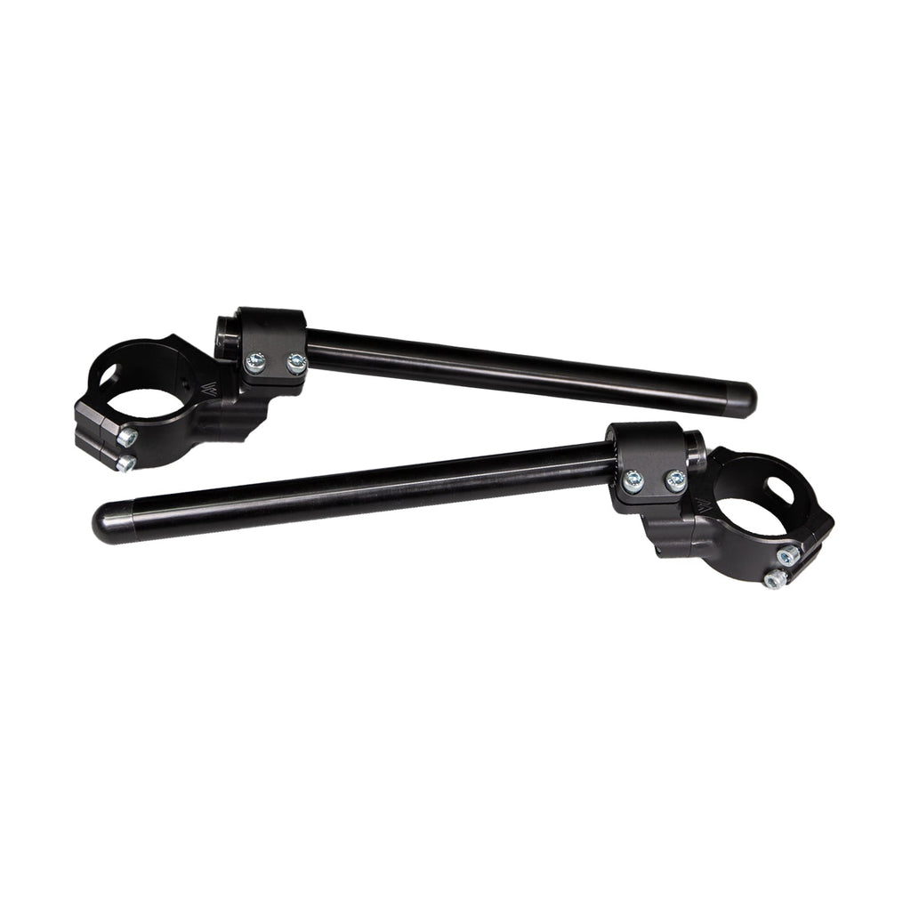 Woodcraft 35mm Adjustable Angle Side Mount Clip-on Riser set w/bars, Reservoir mount and hose Suzuki GSXR600/750