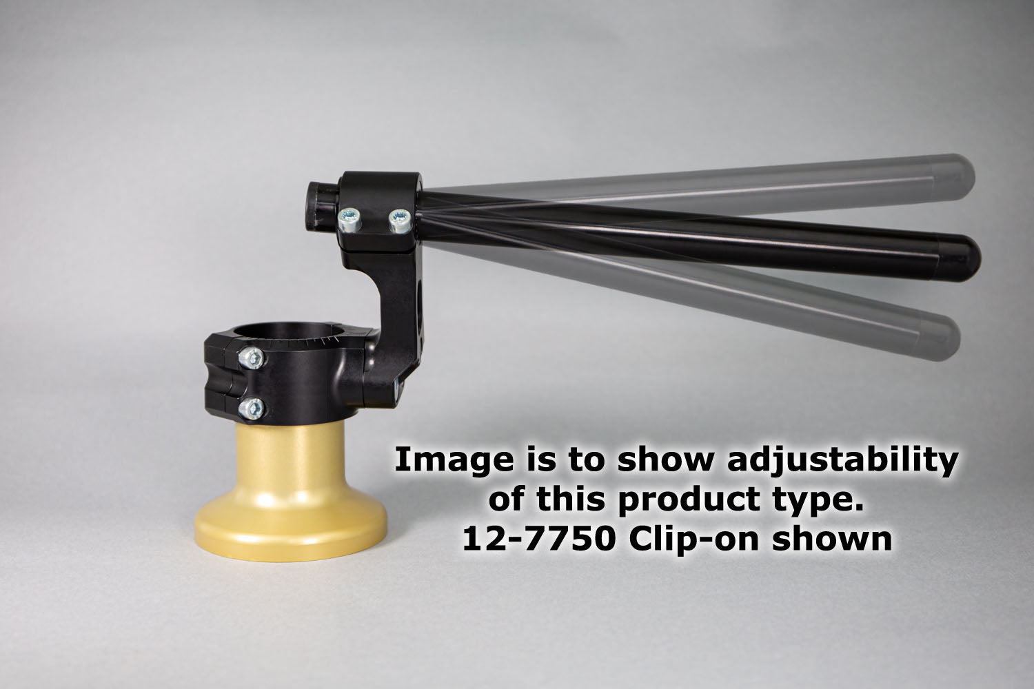 Woodcraft 35mm Adjustable Angle Side Mount Clip-on Riser set w/bars, Reservoir mount and hose Suzuki GSXR600/750