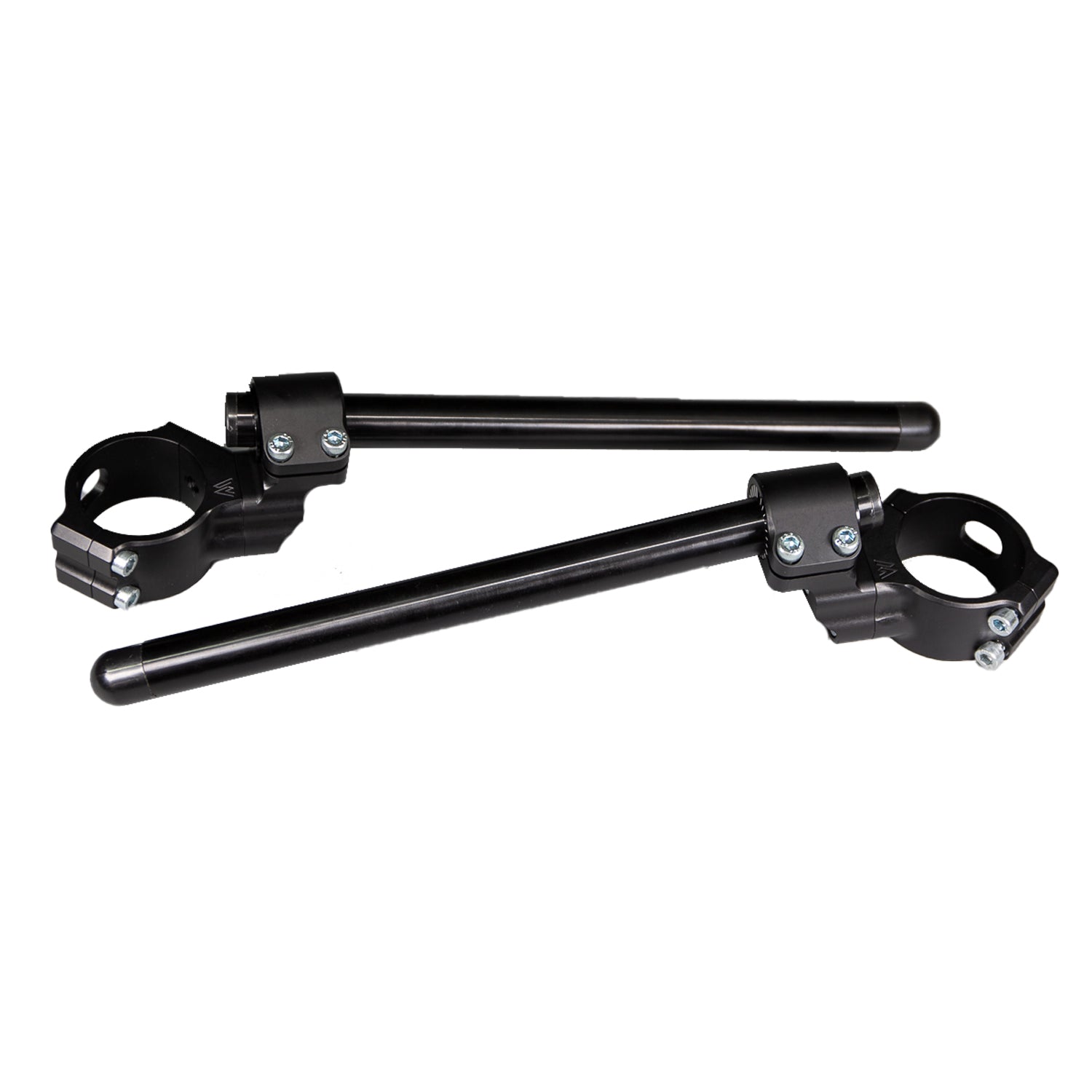 Woodcraft 35MM Rise Side Mount Adjustable Angle Clipon Risers for 2009-18 BMW S1000RR