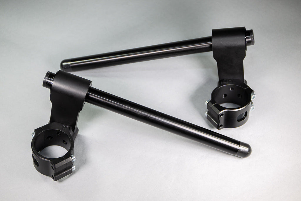 Woodcraft 75mm Rise Front Mount Adjustable Angle Clipon Risers (with standard 7/8" bars)