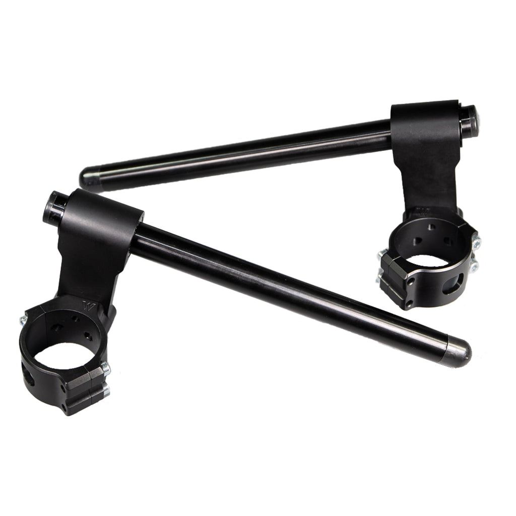 Woodcraft BMW R Nine T 55mm Adjustable Angle 75mm Rise Clip-on Riser with Standard Black Bars