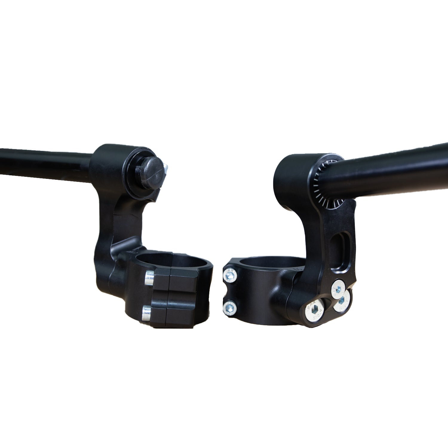 Woodcraft 12-7741-78BS1 Suzuki SV650, SV650X 75mm Side Mount Adjustable Angle Clipon Risers