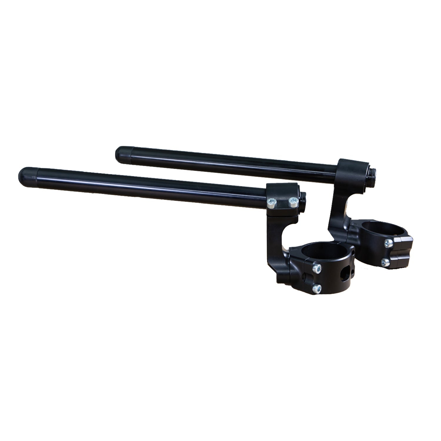 Woodcraft 12-7741-78BS1 Suzuki SV650, SV650X 75mm Side Mount Adjustable Angle Clipon Risers
