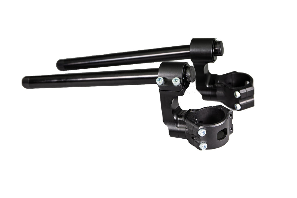 Woodcraft Aprilia Tuono V4 1100 51mm Side Mount 75mm Rise Adjustable Angle Clipon Risers
