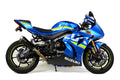Brock's Performance Predator Full System - Ti Front Section w/ Electro-Black Muffler GSX-R1000/R (17-25)