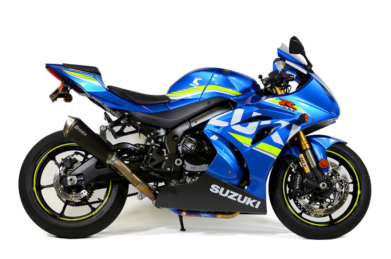Brock's Performance Predator Full System - Ti Front Section w/ Electro-Black Muffler GSX-R1000/R (17-25)