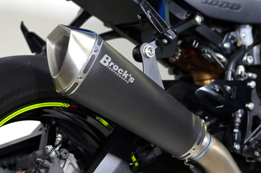 Brock's Performance Predator Full System - Ti Front Section w/ Electro-Black Muffler GSX-R1000/R (17-25)