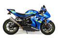 Brock's Performance Predator Full System - Ti Front Section w/ Titanium Muffler GSX-R1000/R (17-25)