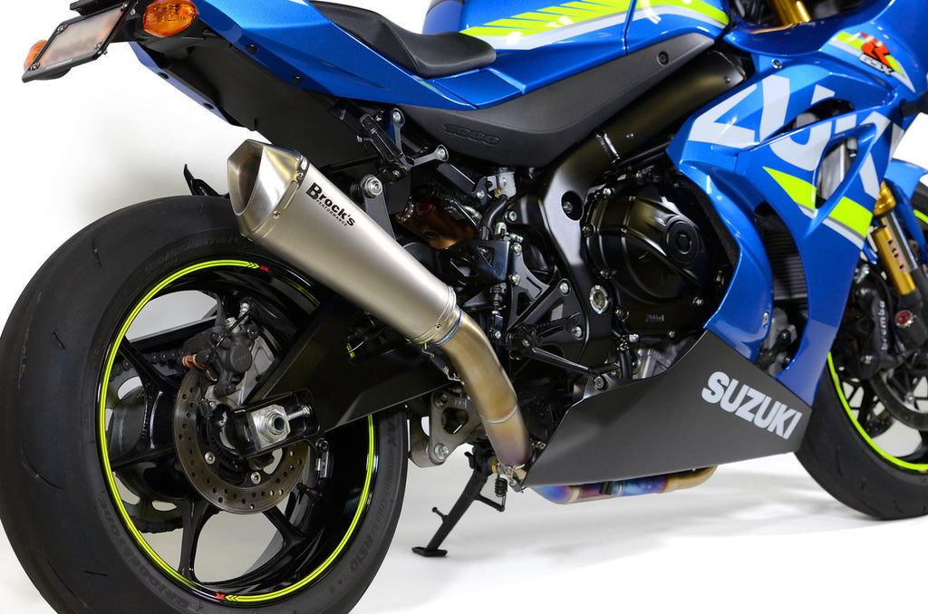 Brock's Performance Predator Full System - Ti Front Section w/ Titanium Muffler GSX-R1000/R (17-25)