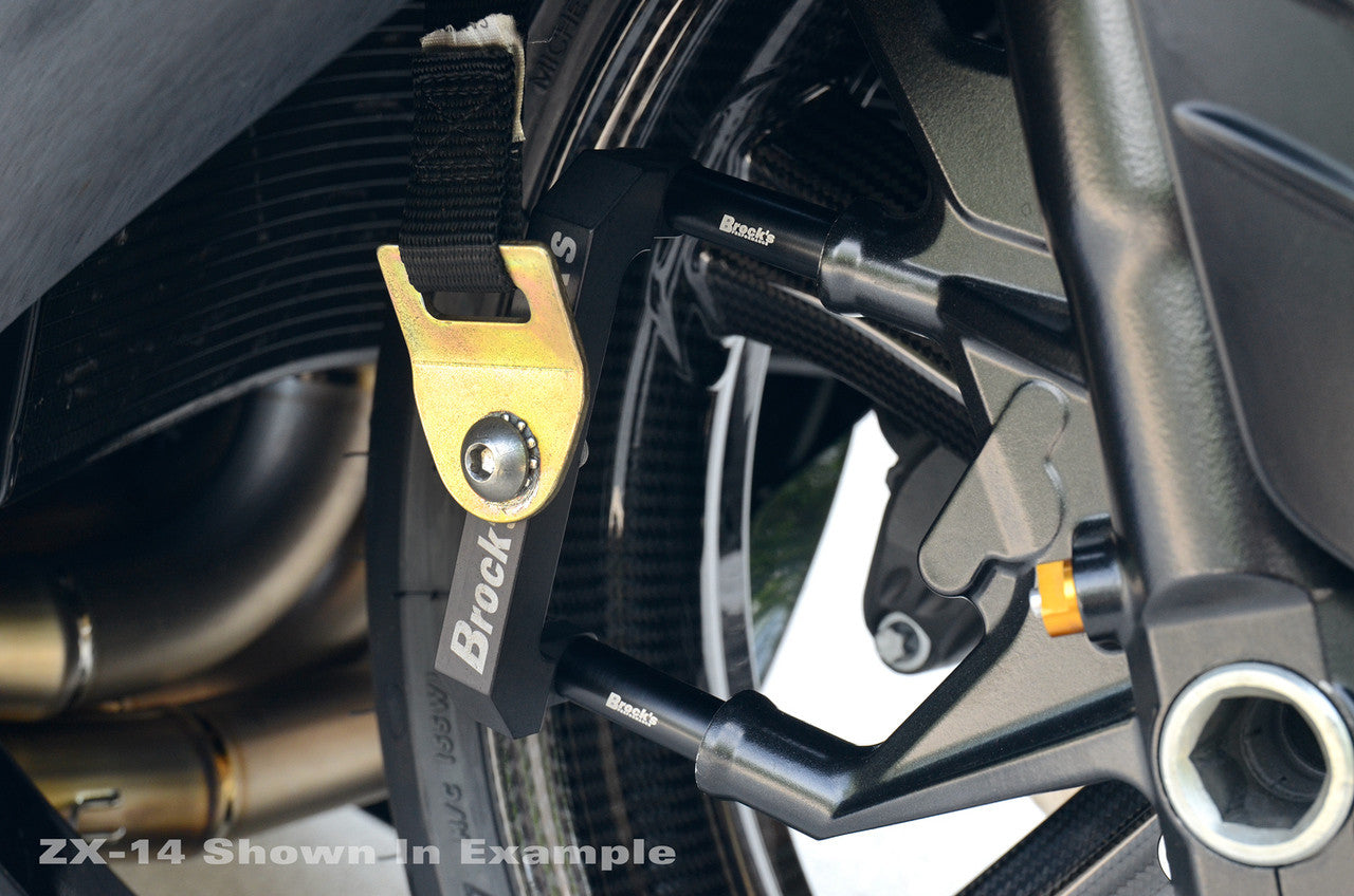 Brock's Performance Brake Caliper Delete Spacer Set Hayabusa (08-12), GSX-R1000/R (17-25), Katana (2020), GSX-R1000 (05-08), GSX-R600/750 (06-09), YZF-R1 (09-24), and H2 SX/SE/SE+ (18-26)