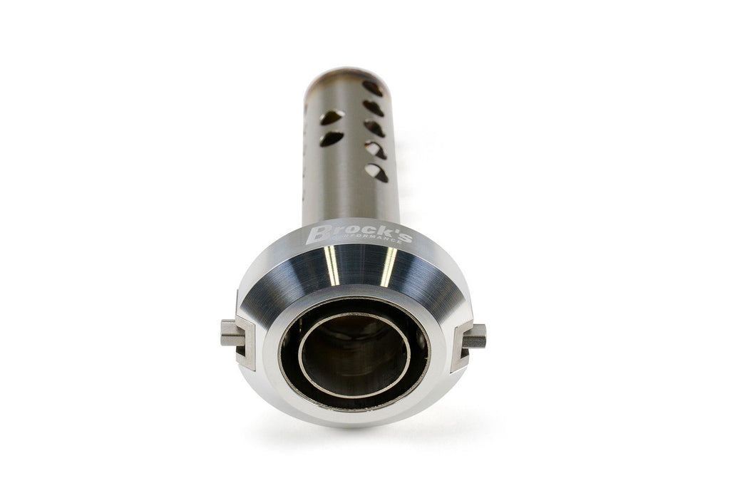 Brock's Performance Noise Suppressor Polished Fits 2.25 Inch Outlet