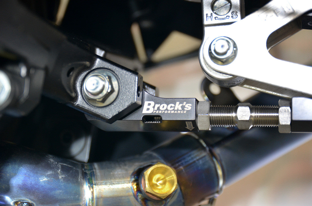 Brock's Performance Window Link Kit Adjustable GSX-R1000/R (09-25), GSX-R600/750 (11-26)