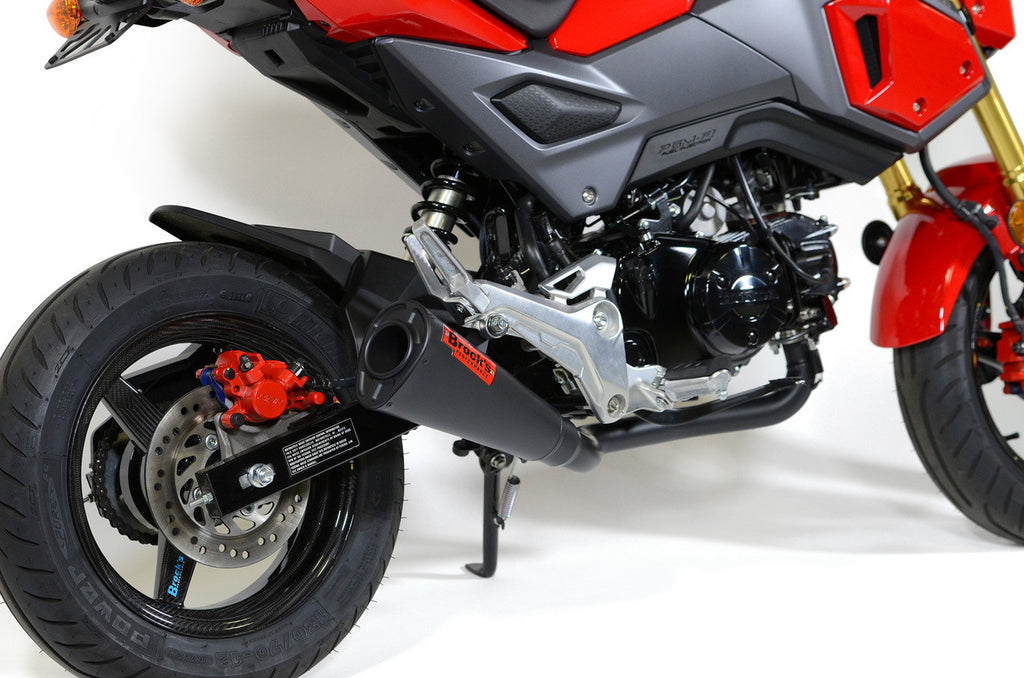 Brock's Performance Alien Head 2 Full System Black Cerakote® 12" Muffler Grom (17-20) / MSX125 (16-20)