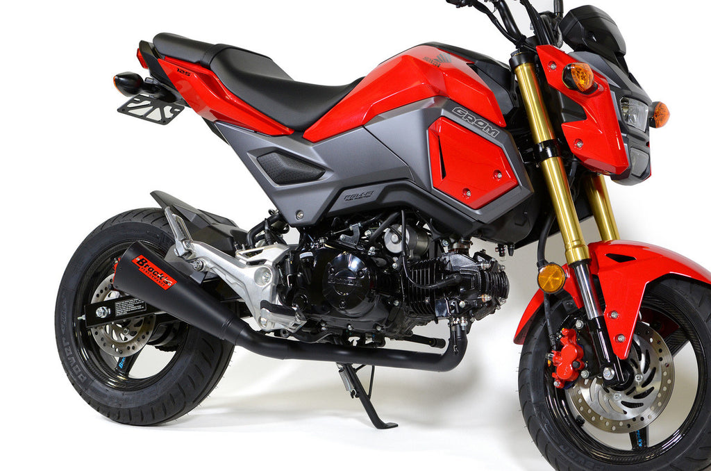 Brock's Performance Alien Head 2 Full System Black Cerakote® 12" Muffler Grom (17-20) / MSX125 (16-20)