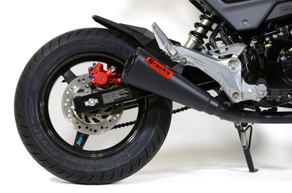 Brock's Performance Alien Head 2 Full System Black Cerakote® 12" Muffler Grom (17-20) / MSX125 (16-20)