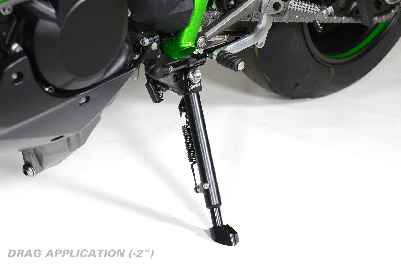 Brock's Performance Billet Adjustable BrockSTAND Black Track Style Ninja H2/R (15-26)