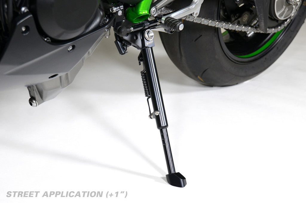 Brock's Performance Billet Adjustable BrockSTAND Black Road Style Ninja H2/R (15-26)