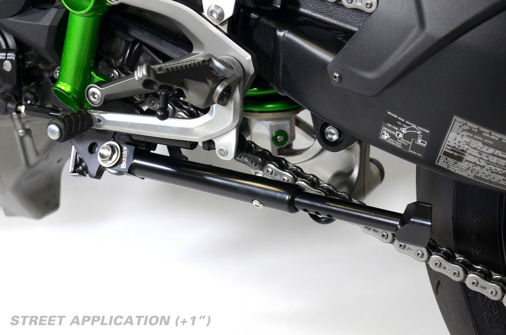 Brock's Performance Billet Adjustable BrockSTAND Black Road Style Ninja H2/R (15-26)