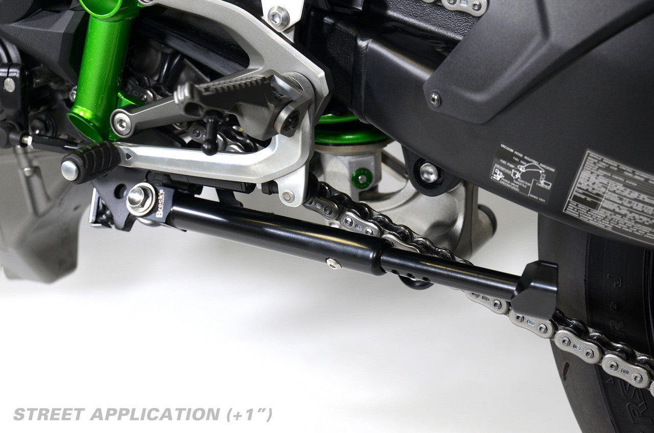 Brock's Performance Billet Adjustable BrockSTAND Black Road Style Ninja H2/R (15-26)