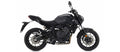 Arrow Thunder Aluminium "Dark" Slip On with Carbon End Cap - Yamaha MT-07