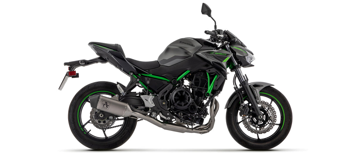 Arrow Full System Racing with Veloce Titanium Slip Ons - Kawasaki Z650/EX650 Ninja 650
