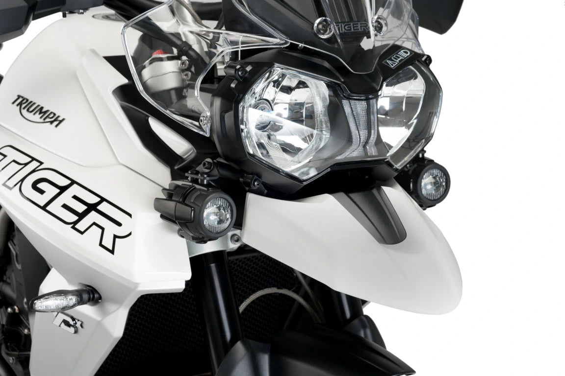 Puig Auxiliary Light Support - Triumph Tiger 800 XC/XCX/XCA/XR/XRX/XRT