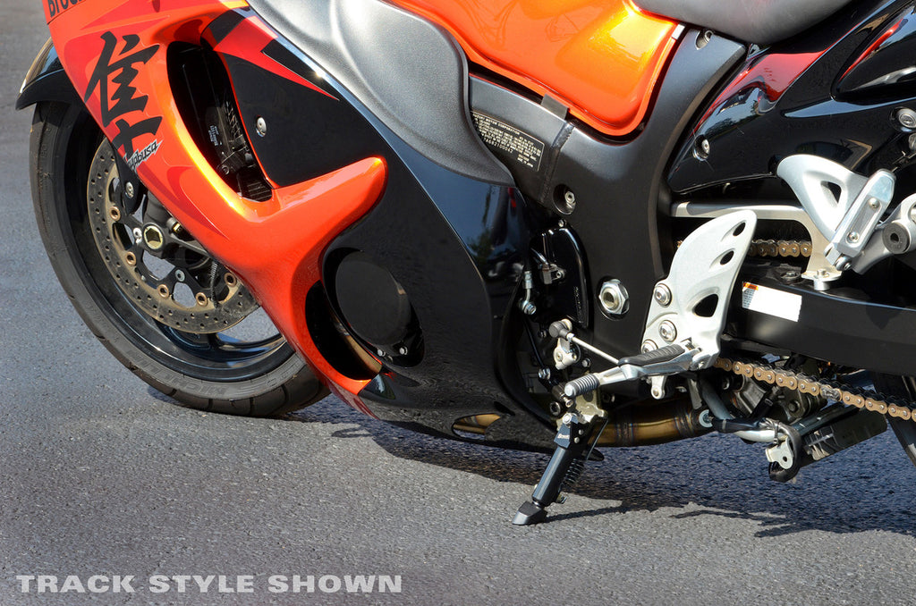 Brock's Performance Billet Adjustable BrockSTAND Black Road Style Suzuki Hayabusa (99-26)