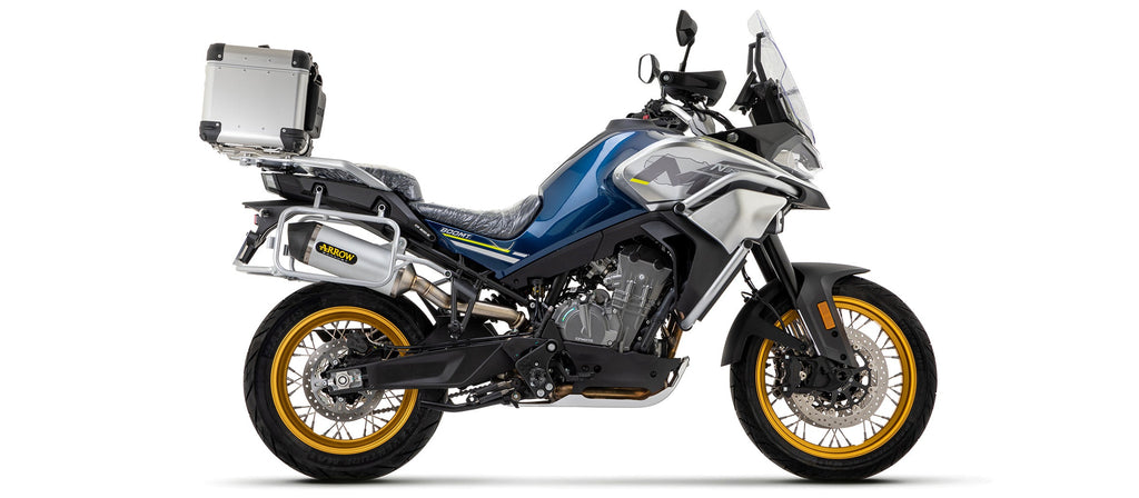 Arrow Race-Tech Aluminium Slip On with Carbon End Cap - CFMoto IBEX 800 S / T