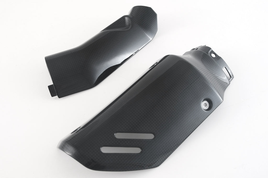 Fullsix Carbon Exhaust Heat Shield - Set - Ducati DesertX