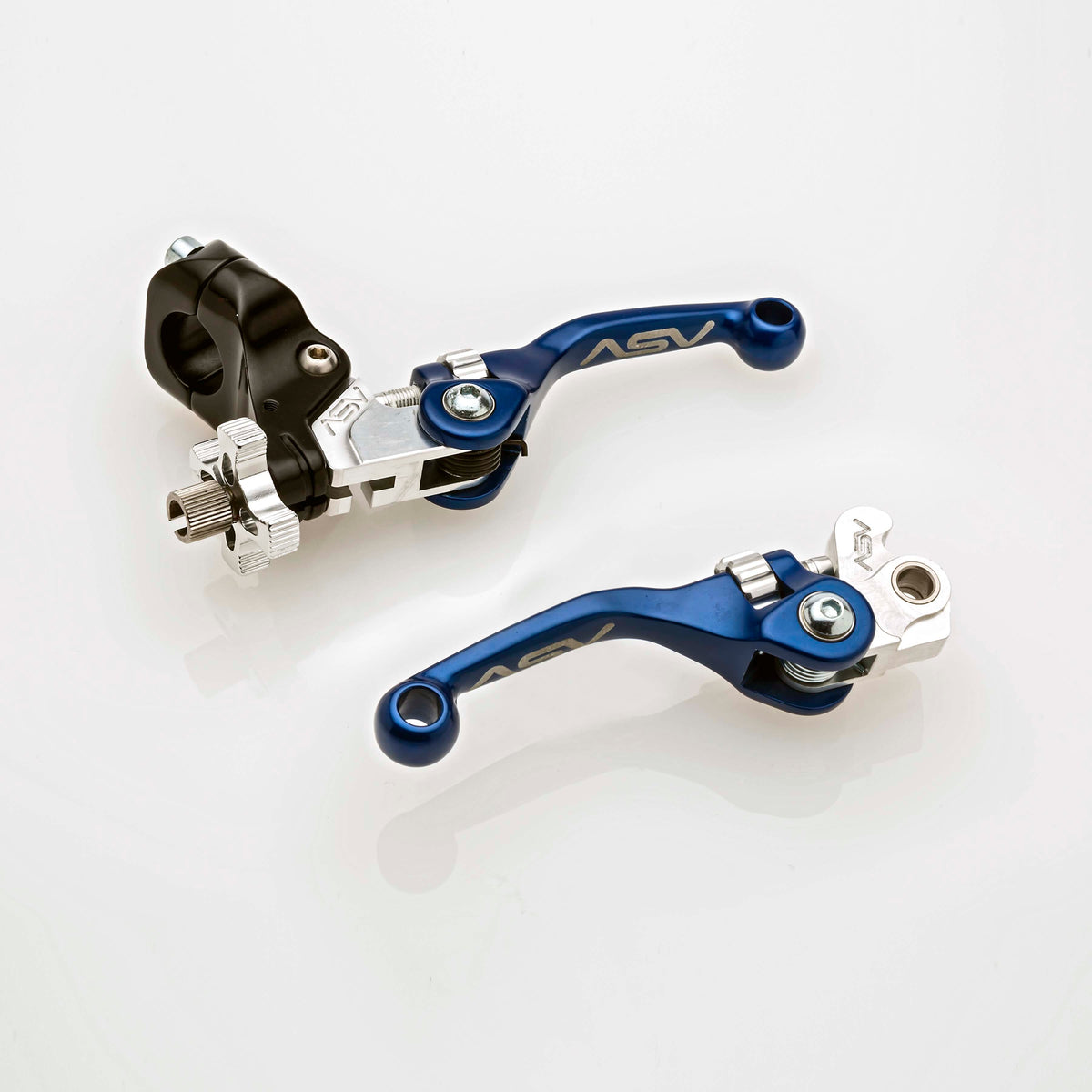 ASV F4 Series Clutch and Brake Lever Pair Pack w/ Hot Start Perch (For Yamaha) # BCF40106YSH