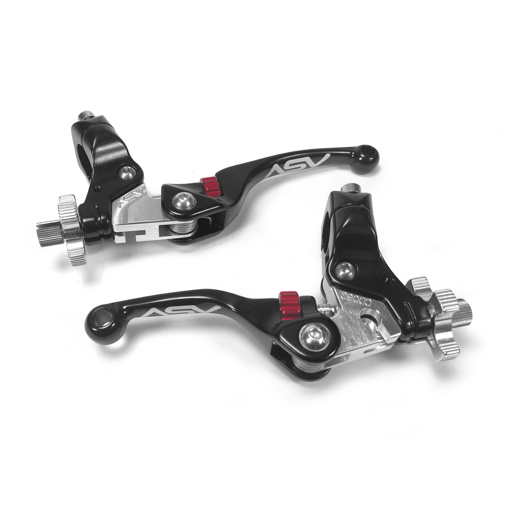 ASV F4 Series Cable Brake and Clutch Lever Pair Pack w/ Perch (For Yamaha) # BCF40506YSX